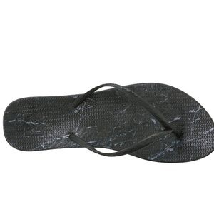 Reef Escape Lux Black Marble Sandal NWT